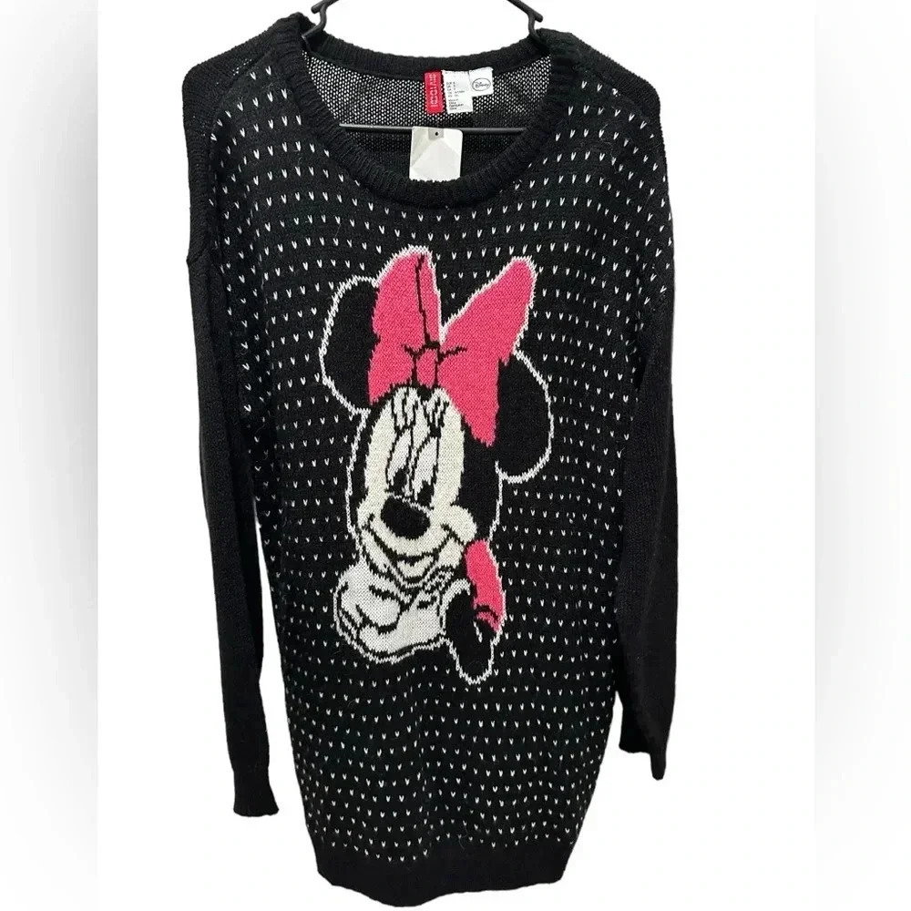 H&M Divided x Disney Women’s Minnie Mouse Dress Sweater